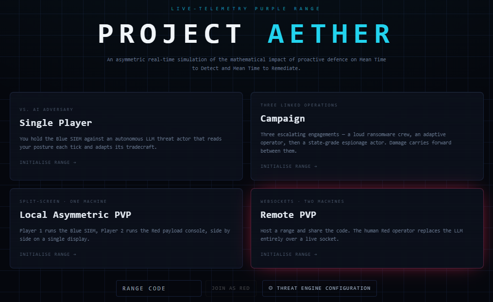 Project Aether screenshot
